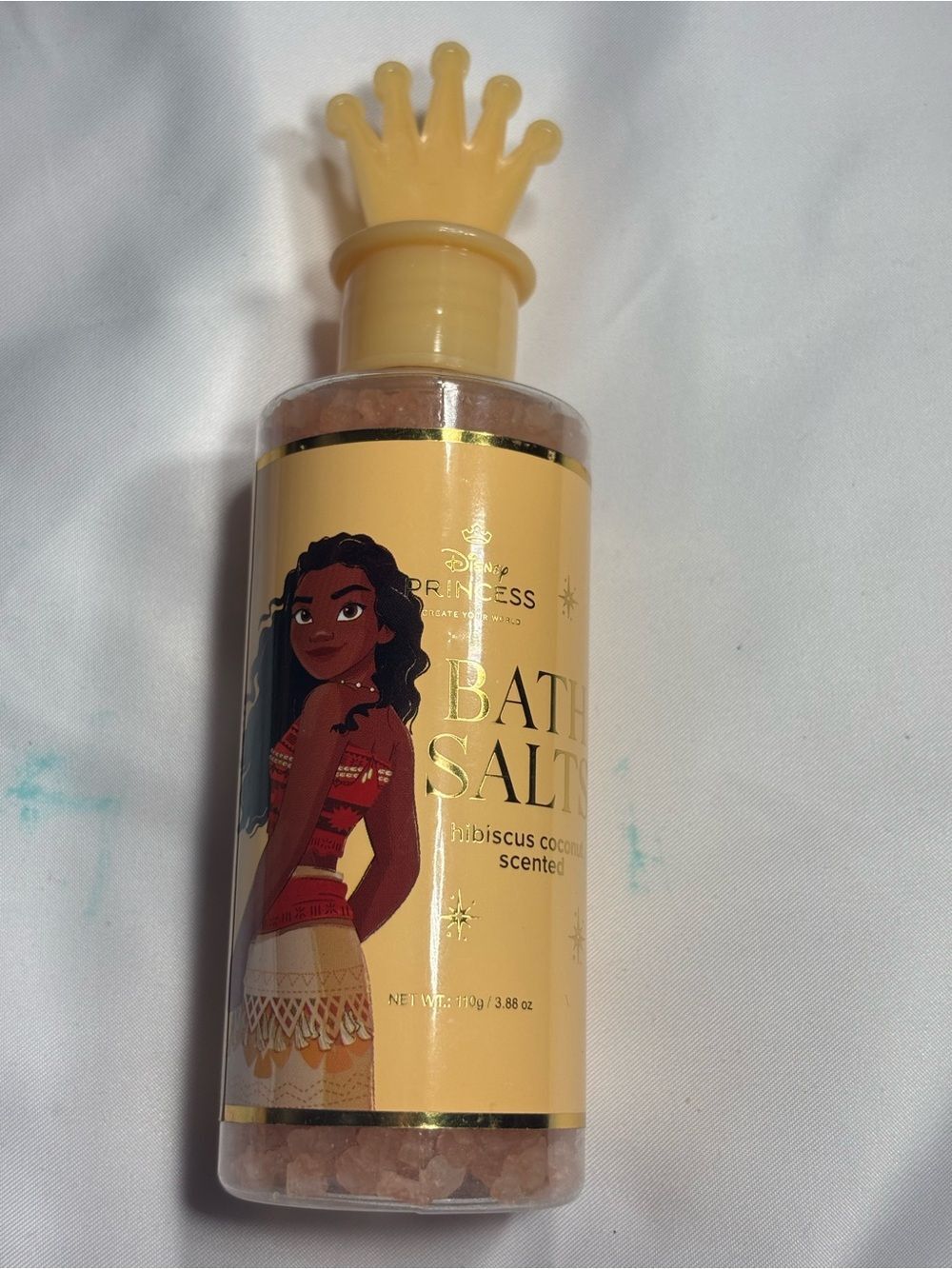 New Disney Princess Moana Facial Sheet Mask + Bath Salts Set